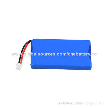Rechargeable Lithium Polymer Battery, 2,800mAh with Ultra Thickness, Measures 3.5 x 56 x 128mm